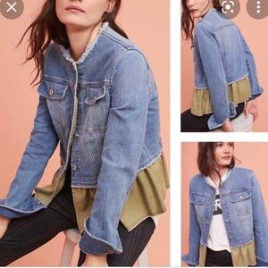 NWT anthropologie denim jacket